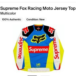 Supreme X Fox Racing Moto Gear